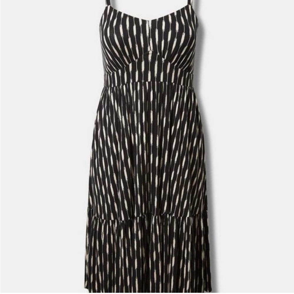Torrid Black and White Dress